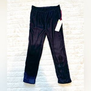 NWT!!! Ruby & Bloom Navy Charcoal Velvet Joggers